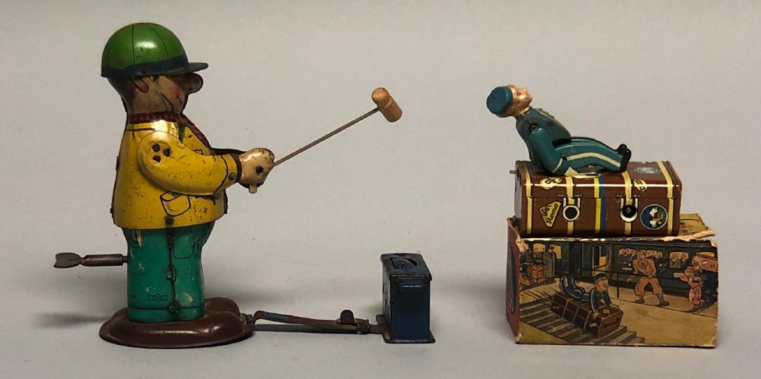 Windup Blacksmith and Porter with Luggage (1 of 2)