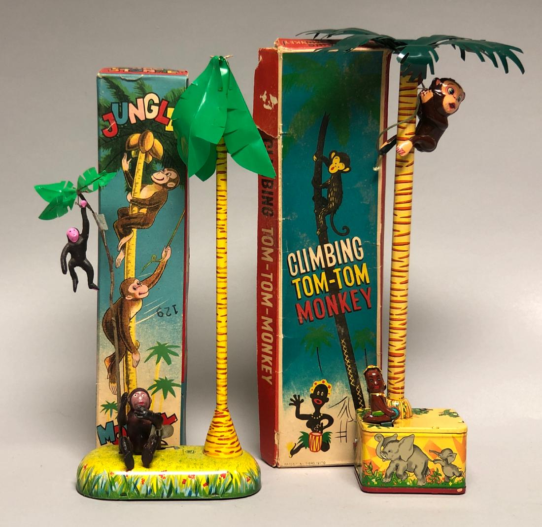 Two Tin Monkey Themed Toys (1 of 1)