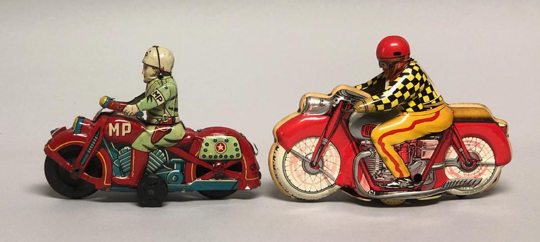 Windup JMB Civilian Racer Motorcycle #6 & MP Motorcycle (1 of 2)