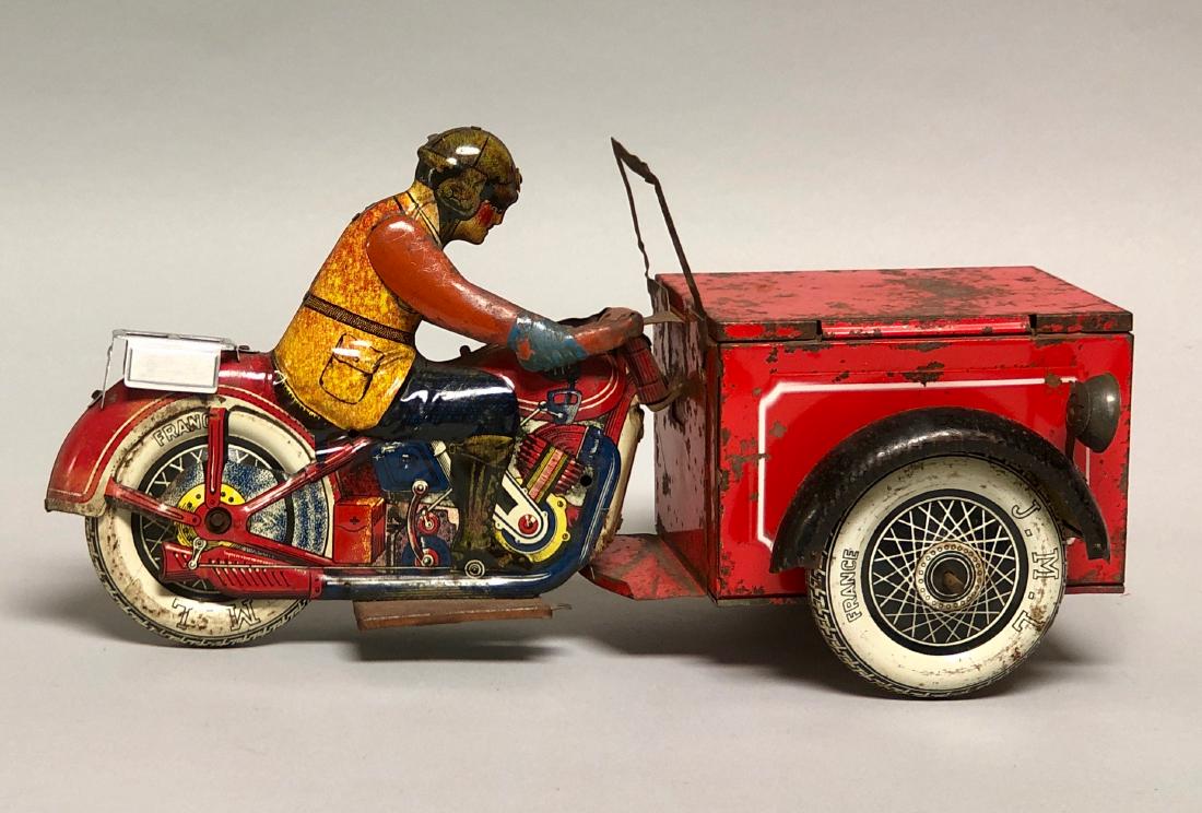 Tin Windup JML Delivery Motorcycle (1 of 2)