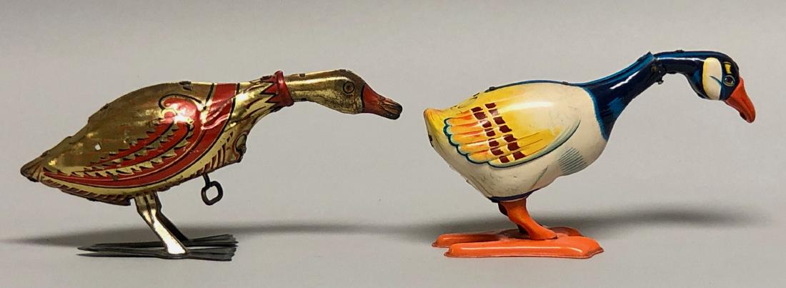 Two Tin Windup Geese (1 of 2)