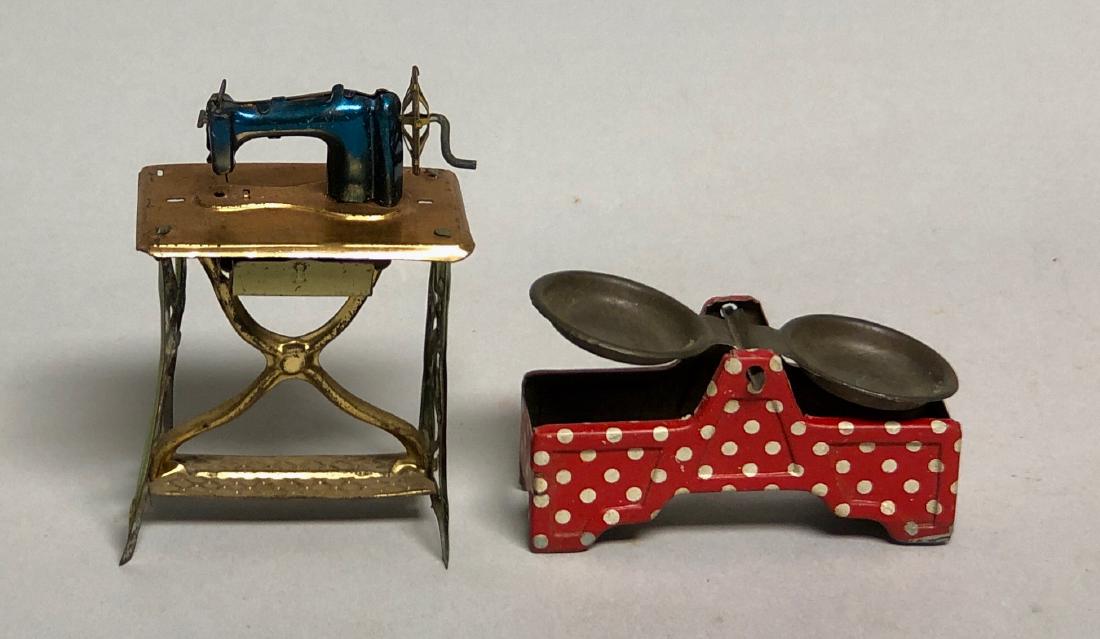 Penny Toy Sewing Machine & Scale (1 of 2)