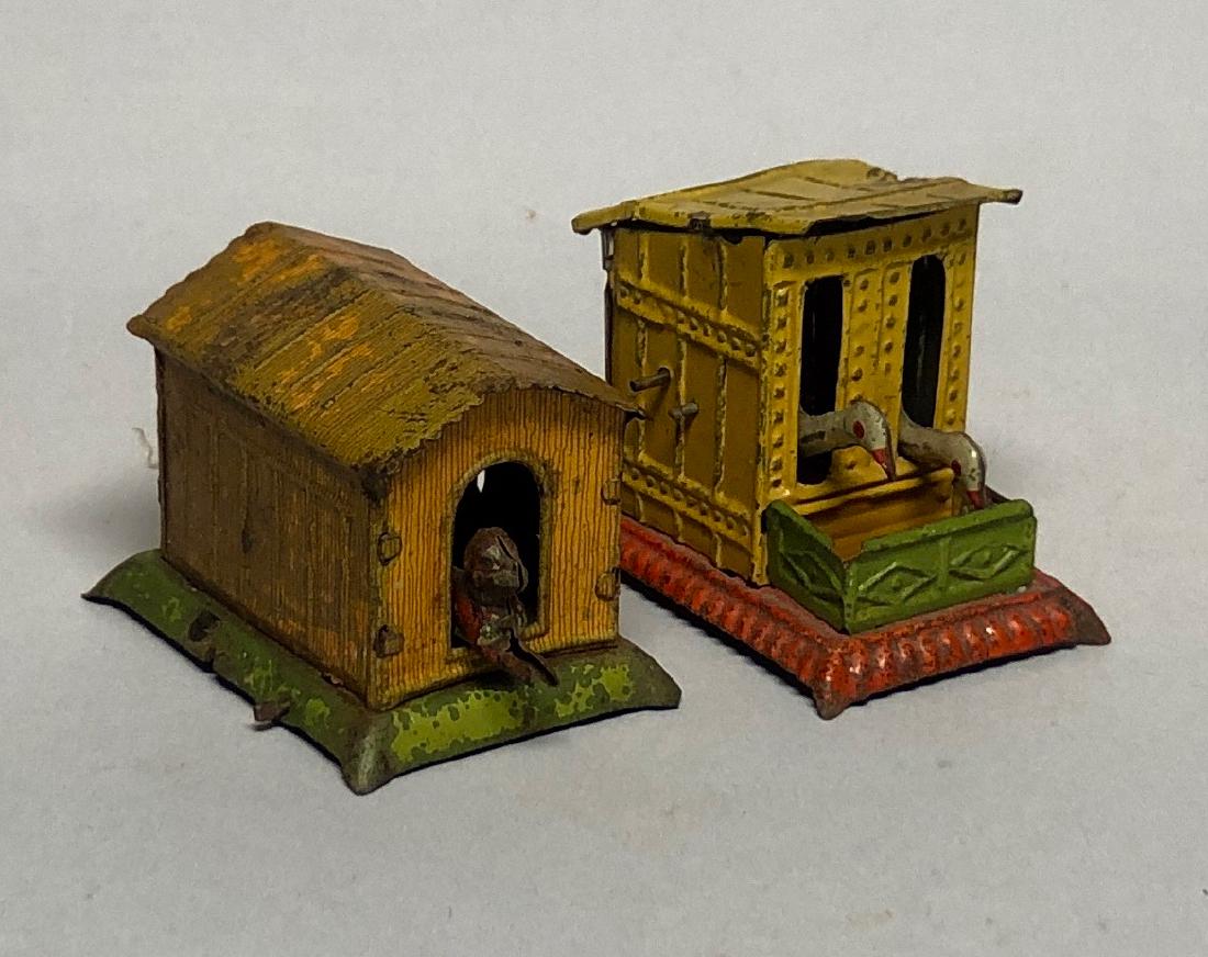 Penny Toy Dog and Geese in Houses (1 of 2)