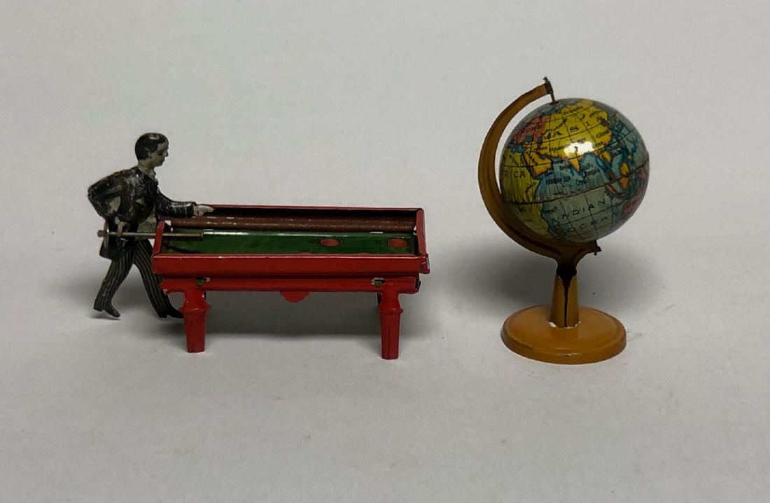 Penny Toy Pool Player and Globe (1 of 2)