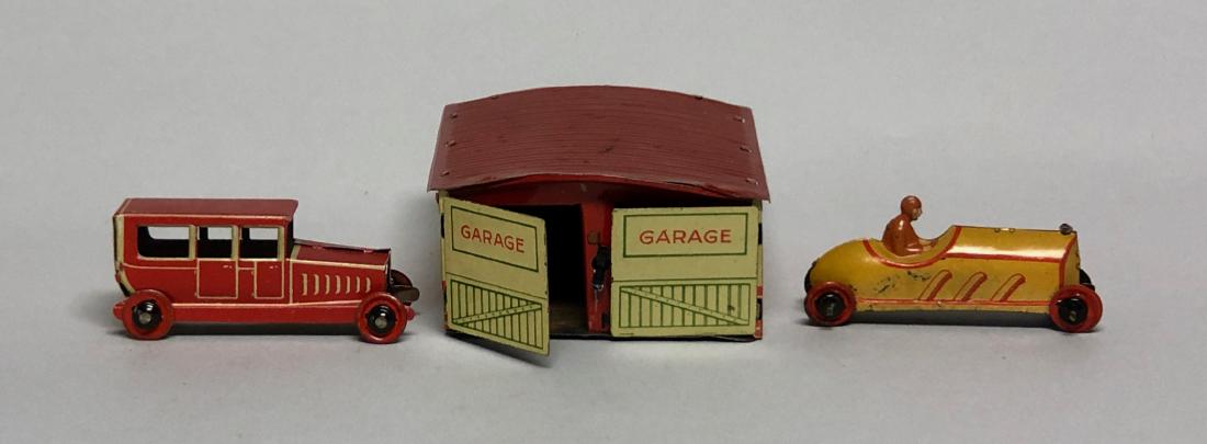 Two Penny Toy Cars & Garage (1 of 2)