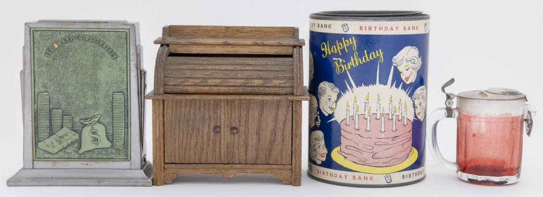 Four Various Still Banks (1 of 2)