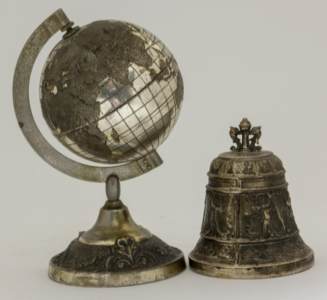 Ornate Globe and Bell Still Banks (1 of 1)