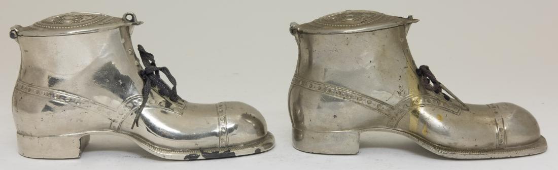 Two Silvered Lead / Tin Shoe Banks (1 of 2)