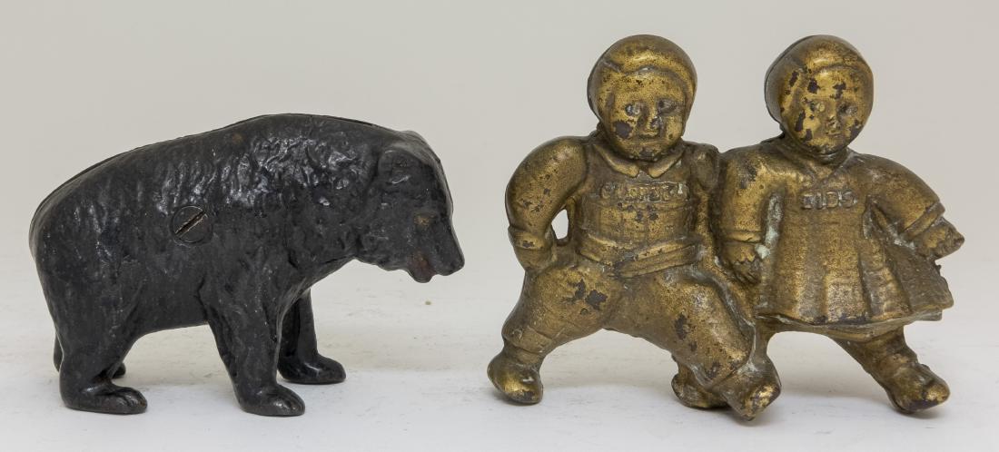 Bear & Campbell Kids Cast Iron Still Banks (1 of 2)