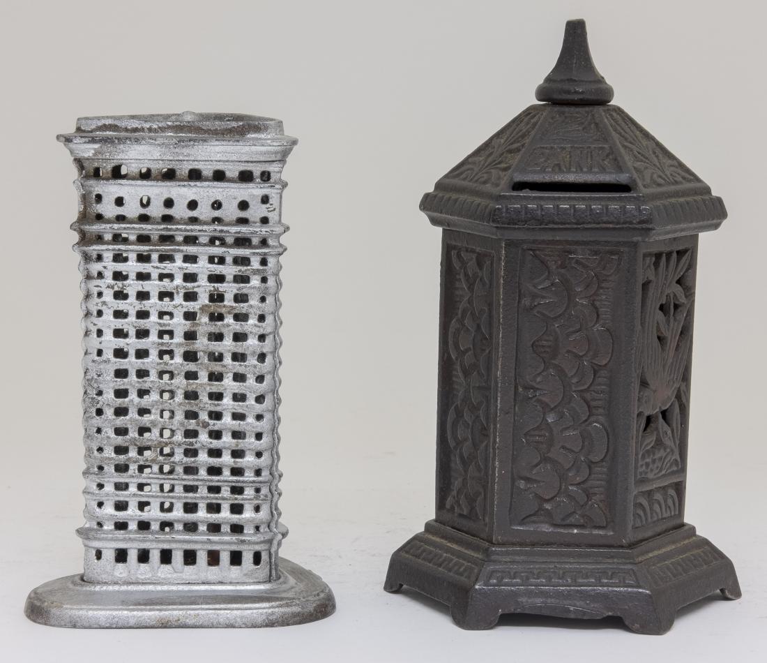 Space Heater w/ Bird & Flat Iron  Banks (1 of 2)