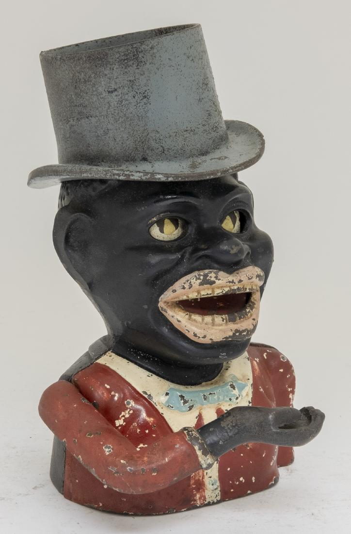 Jolly N. with High Hat Iron Mechanical Bank (1 of 4)