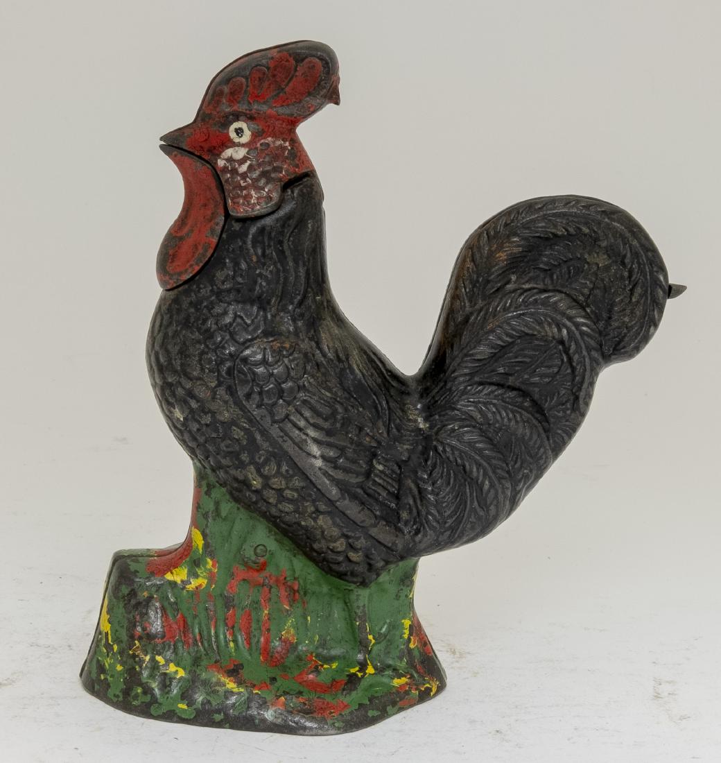 Rooster Iron Mechanical Bank (1 of 3)