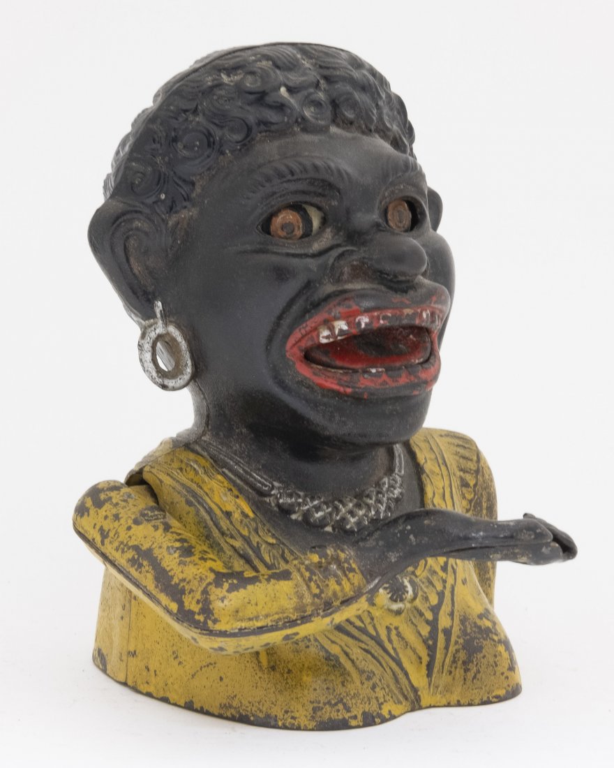 Dinah, Long Sleeves Iron Mechanical Bank (1 of 4)