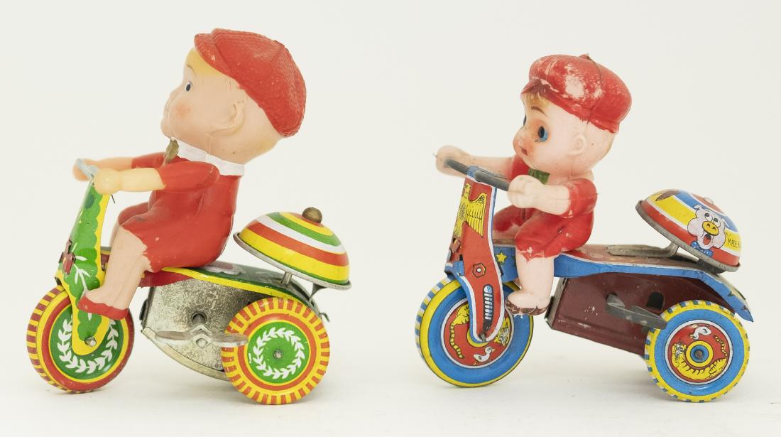 Two Windup Tricycle Celluloid / Tin Toys (1 of 4)