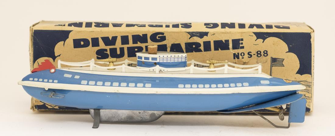 Wolverine Boxed  Windup No. S-88 Submarine Toy (1 of 2)