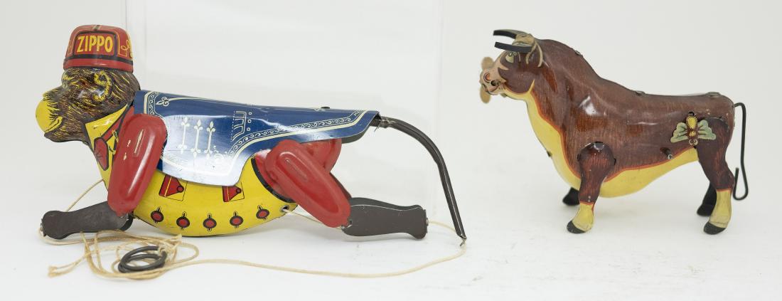 Marx Zippo & Ferdinand the Bull Tin Toys (1 of 3)