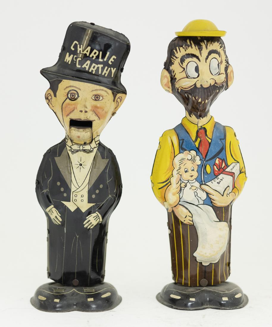 Marx Windup B. O. Plenty & Charlie McCarthy Toys (1 of 4)
