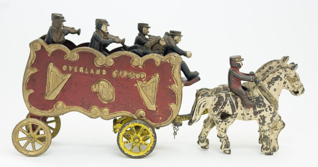 Kenton Overland Circus Band Wagon Iron Toy (1 of 3)