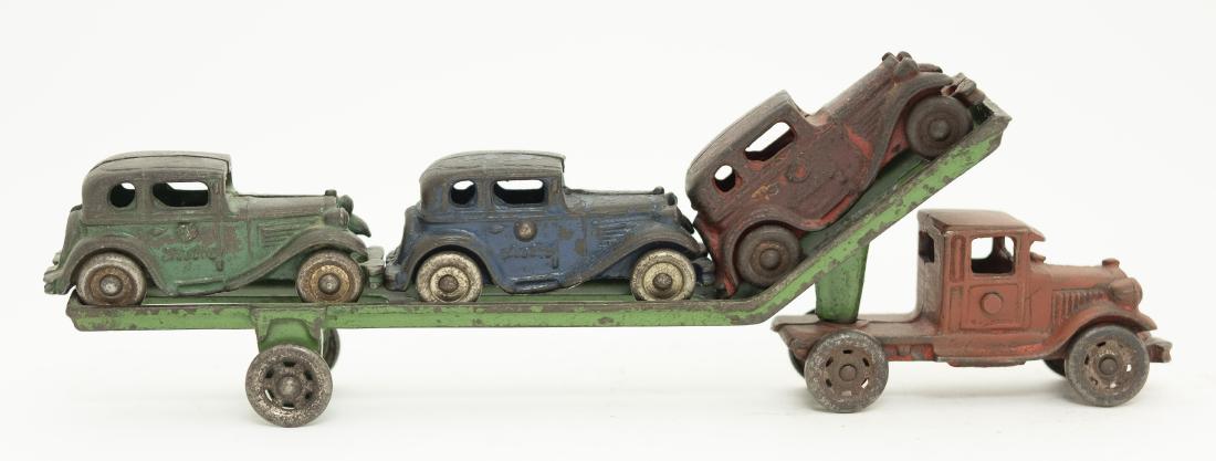 Arcade Cast Iron Car Carrier Toy (1 of 4)