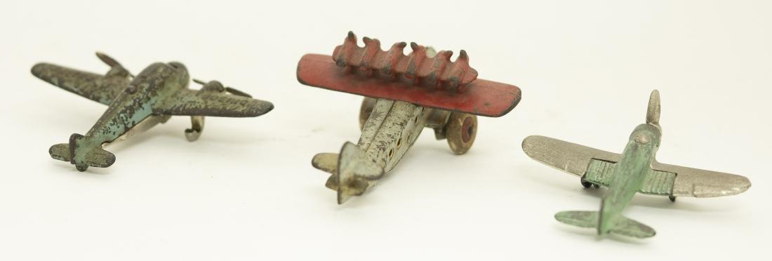 Three Cast Iron Hubley Airplane Toys (1 of 3)