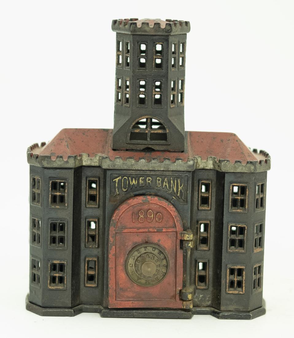 Kyser & Rex Tower Cast Iron Bank (1 of 2)