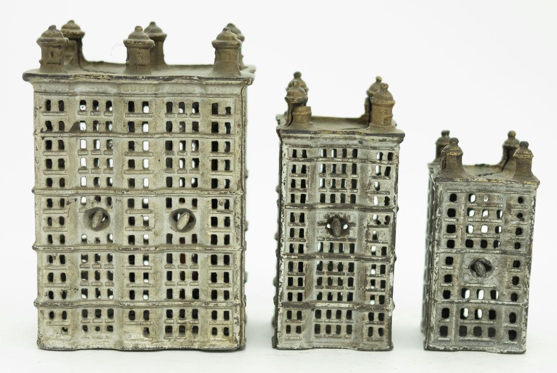 Three A. C. Williams Skyscraper Iron Banks (1 of 4)