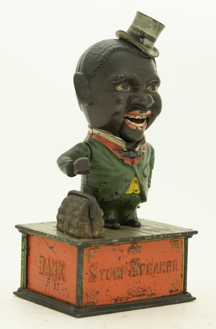 Stump Speaker Cast Iron Mechanical Bank (1 of 4)