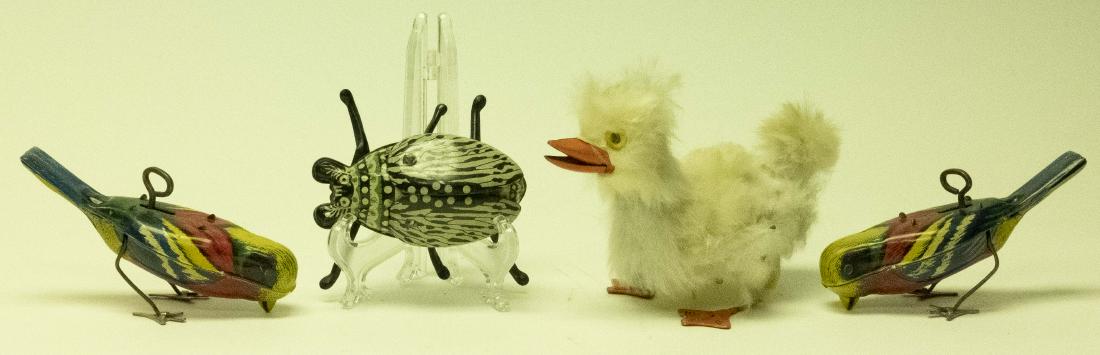 Four Bird Themed Tin Windup Toys (1 of 2)