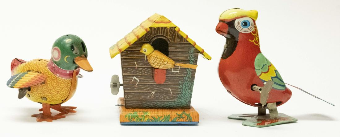 Three Bird Themed Tin Windup Toys (1 of 2)
