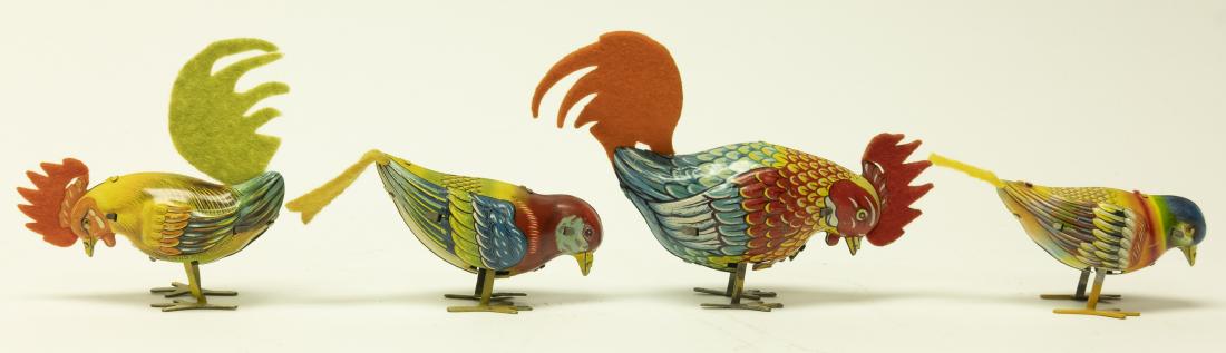 Four Kohler Bird Themed Tin Windup Toys (1 of 2)
