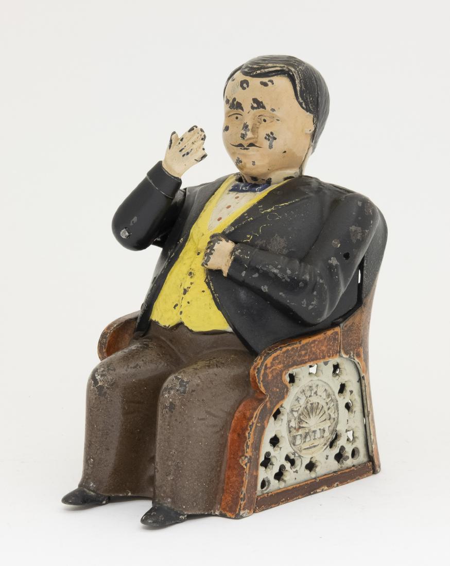 J. & E. Stevens Tammany Cast Iron Mechanical Bank (1 of 3)