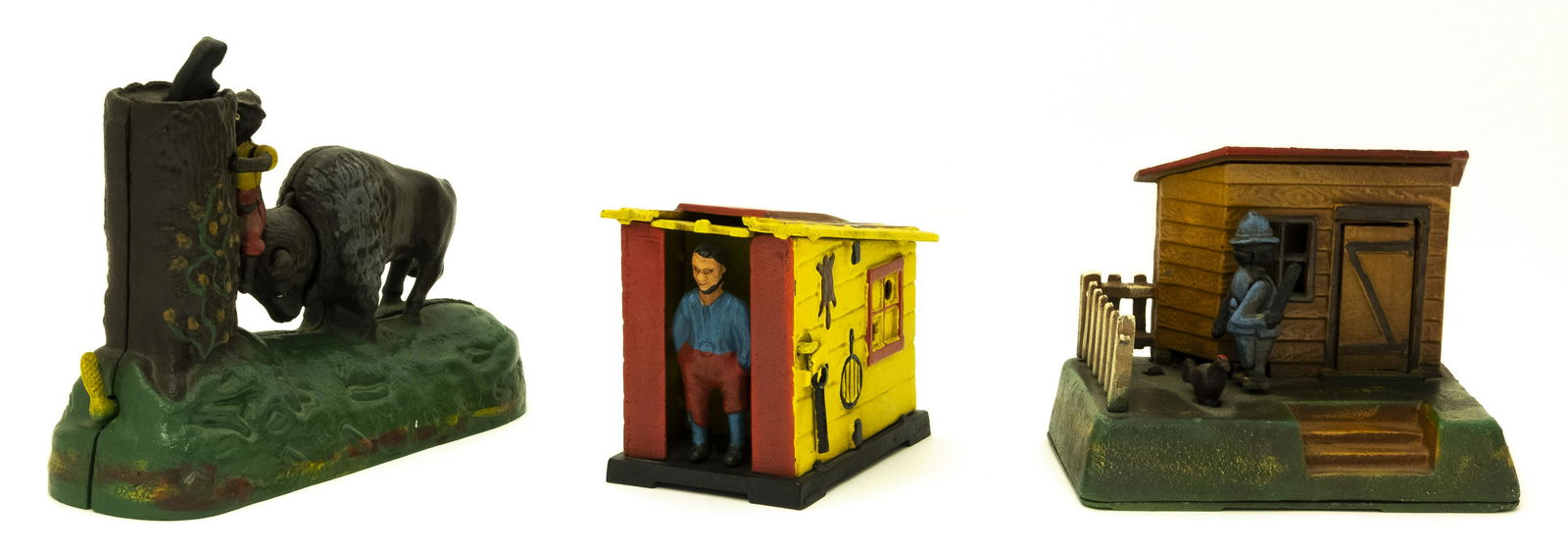 Three Book of Knowledge Mechanical Banks (1 of 3)