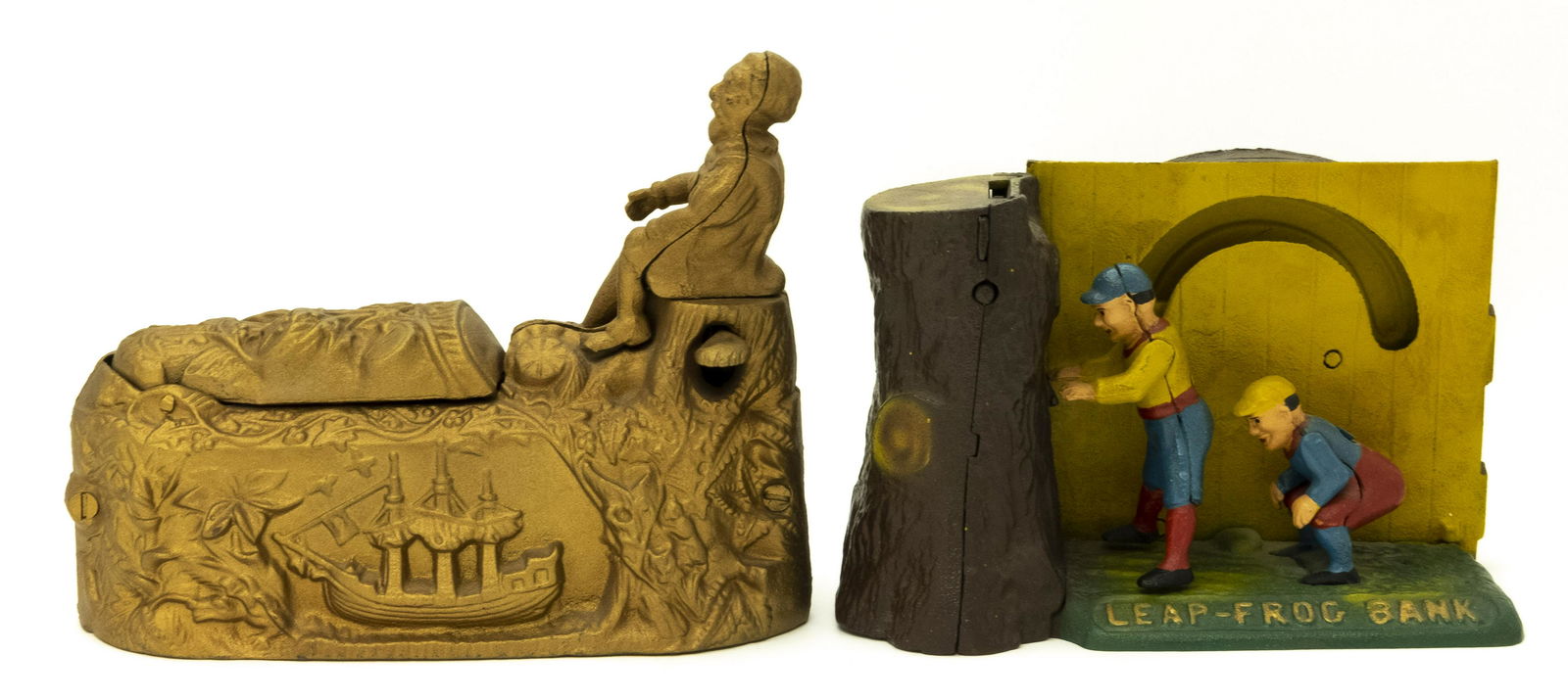 Two Book of Knowledge Mechanical Banks (1 of 4)