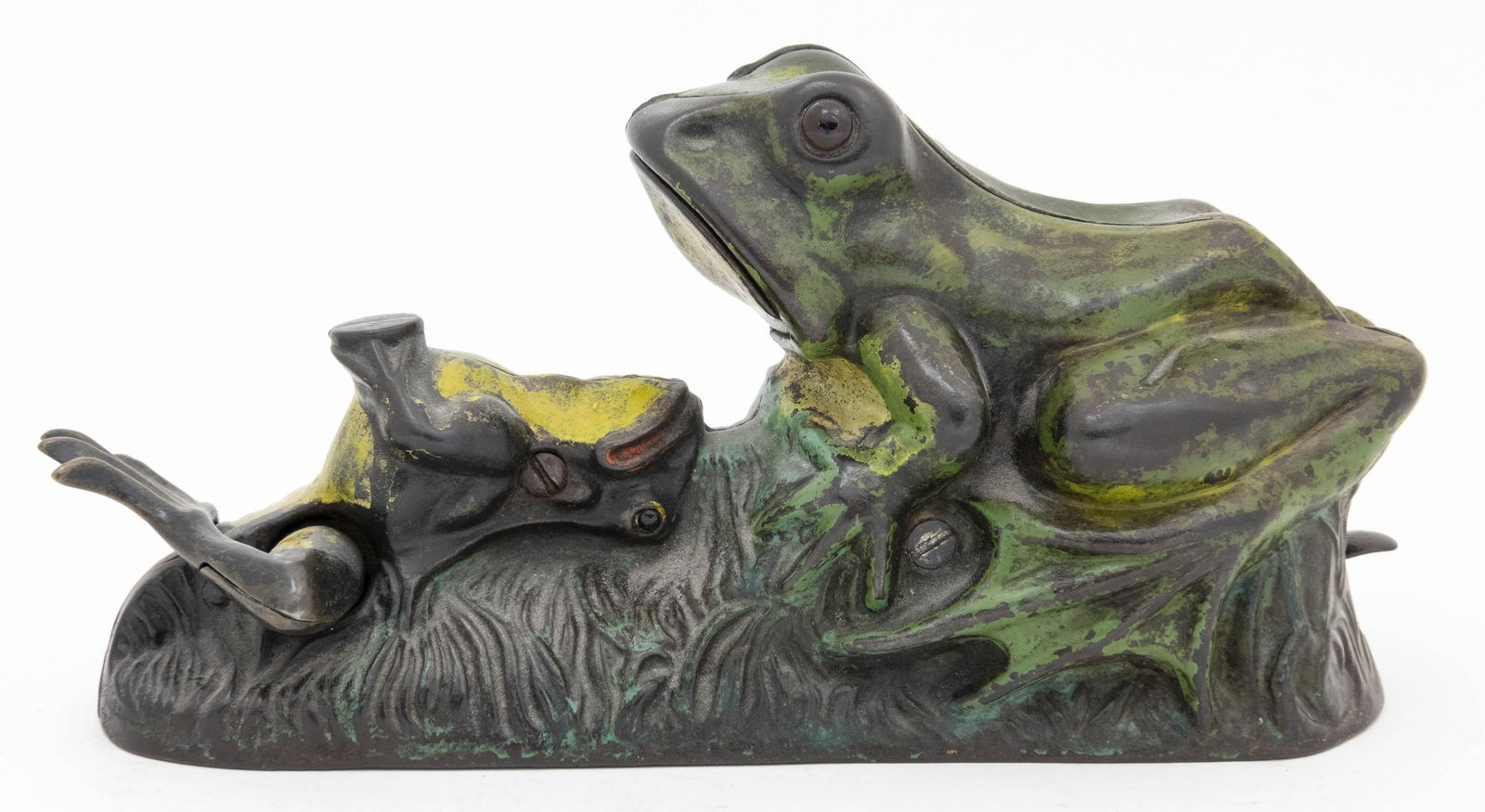Two Frog Iron Mechanical Bank (1 of 3)