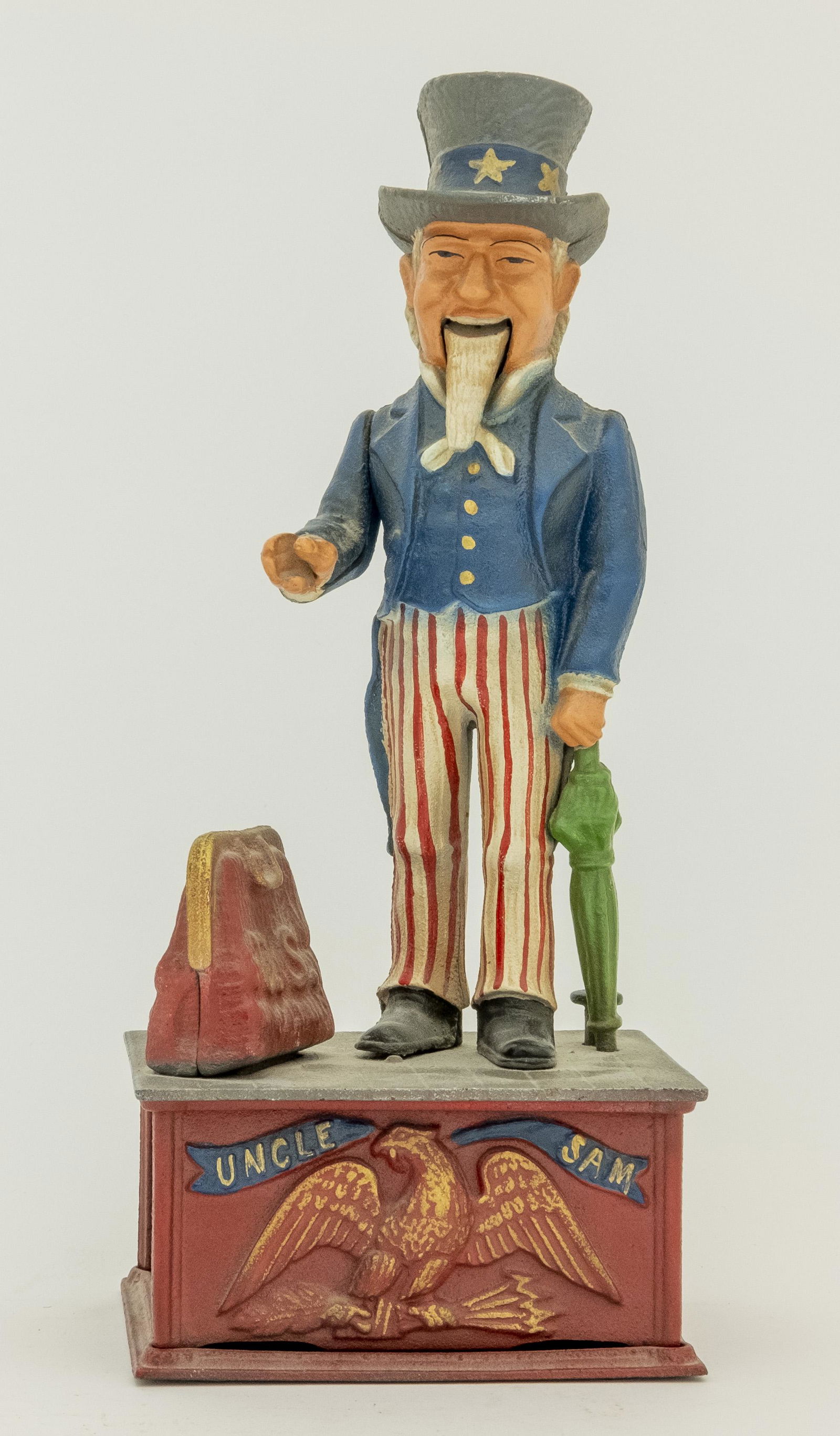 Rare Uncle Sam Iron Mechanical Bank (1 of 2)