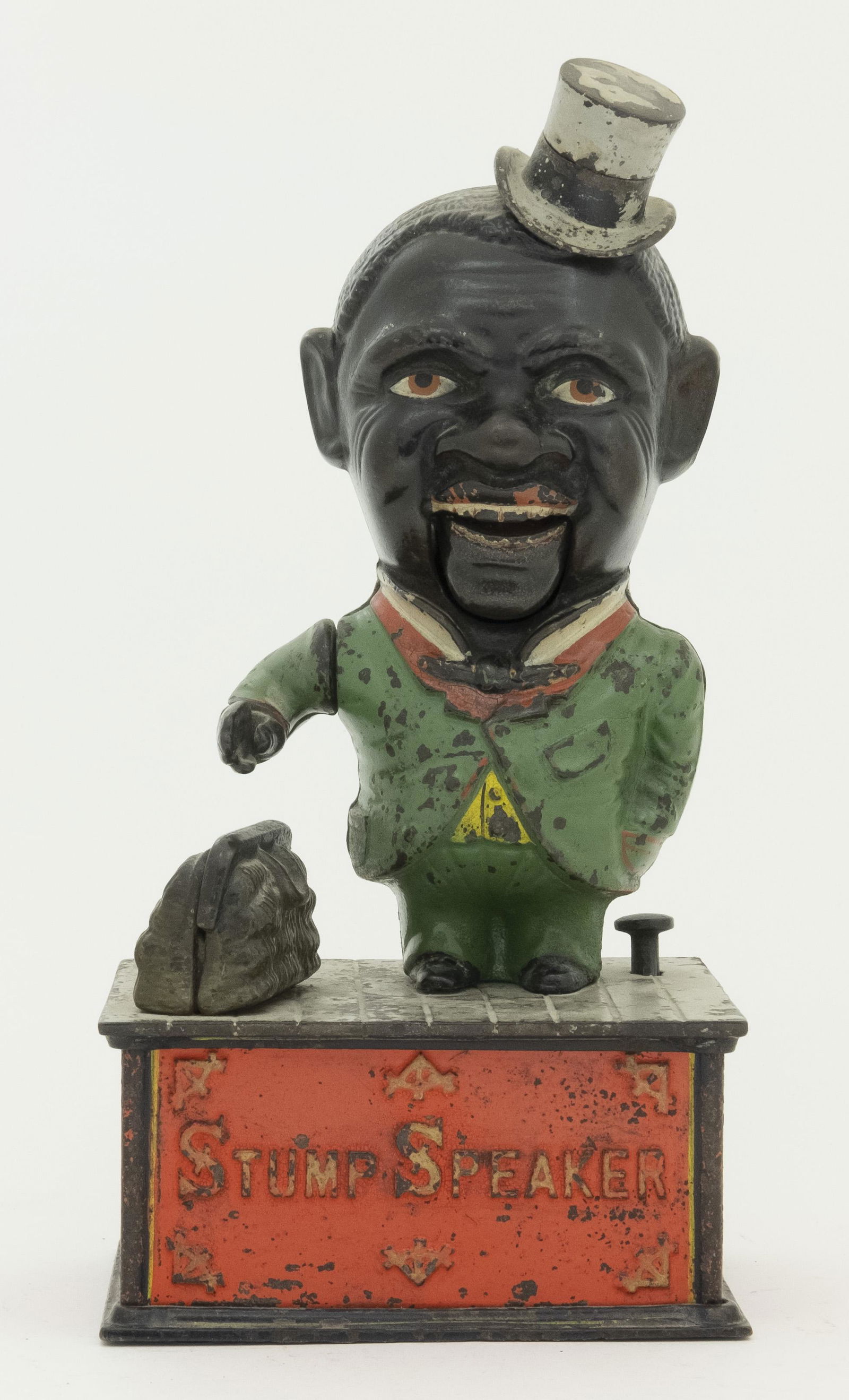 Stump Speaker Cast Iron Mechanical Bank (1 of 4)