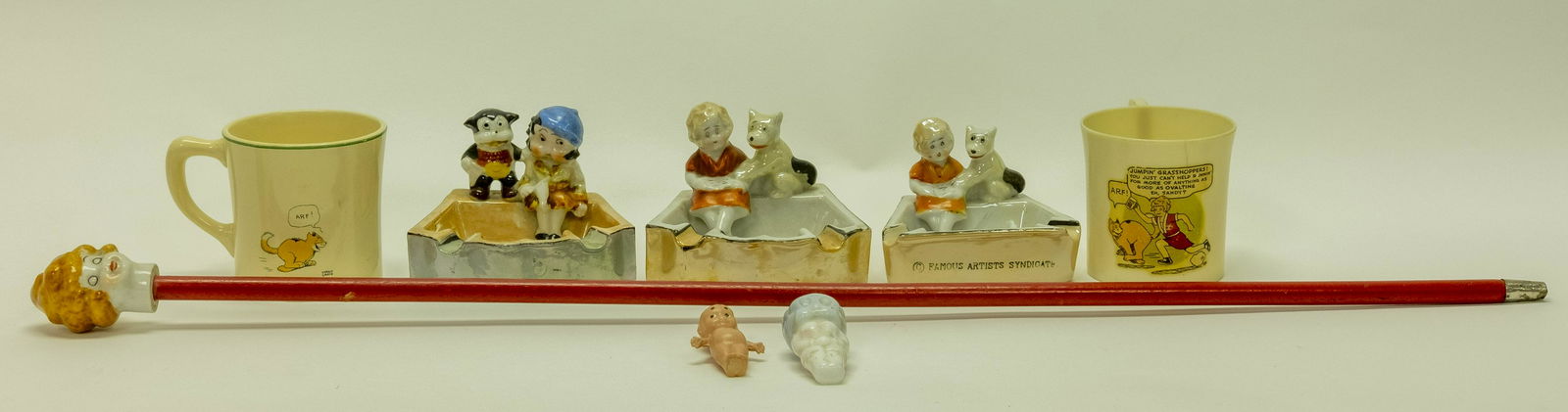 Ceramic Little Orphan Annie / Betty Boop Items (1 of 1)