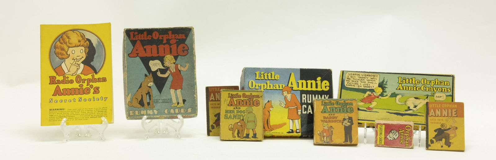 Nine Little Orphan Annie Themed Items (1 of 1)