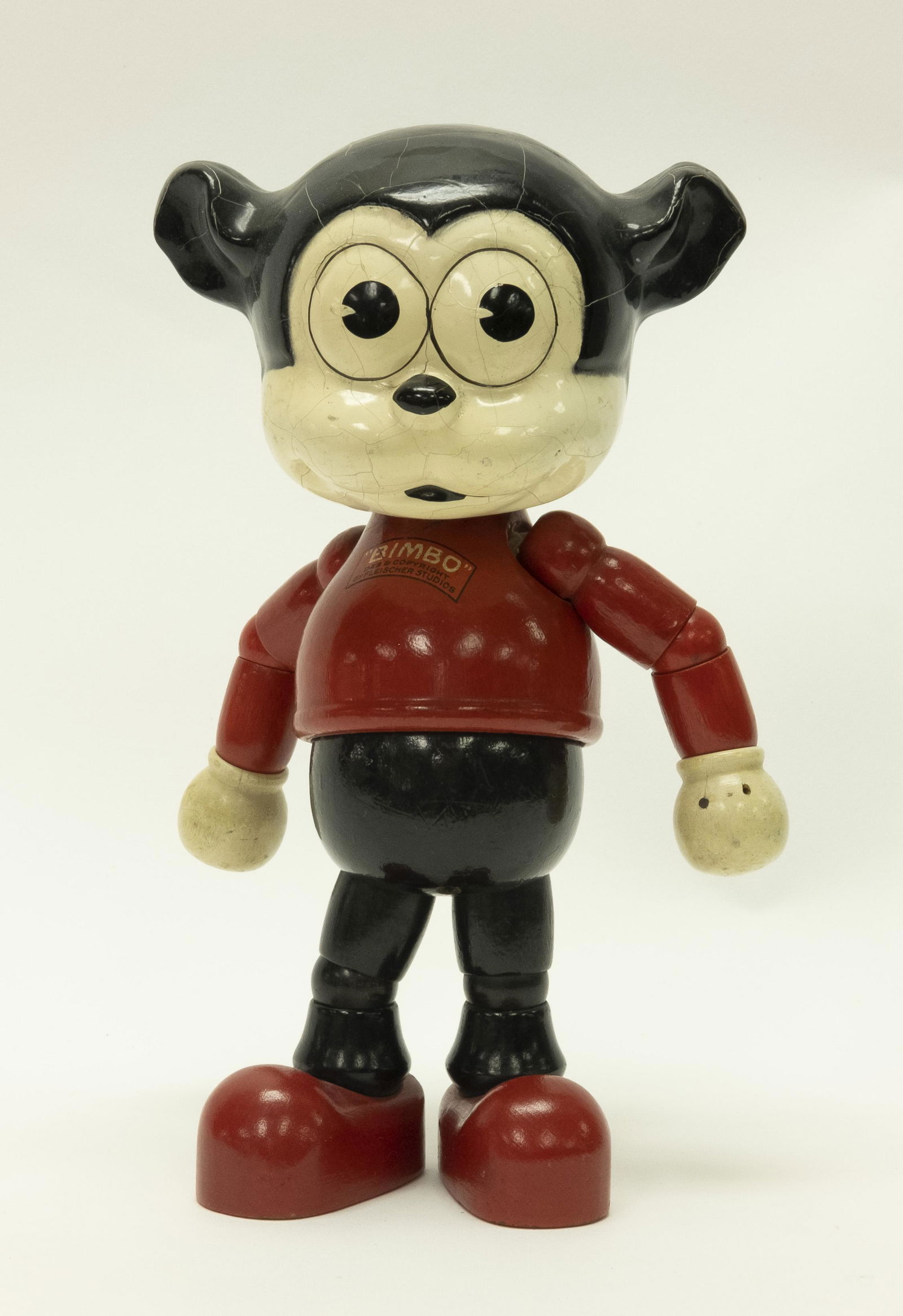 Bimbo Wooden/Composition Jointed Doll (1 of 2)