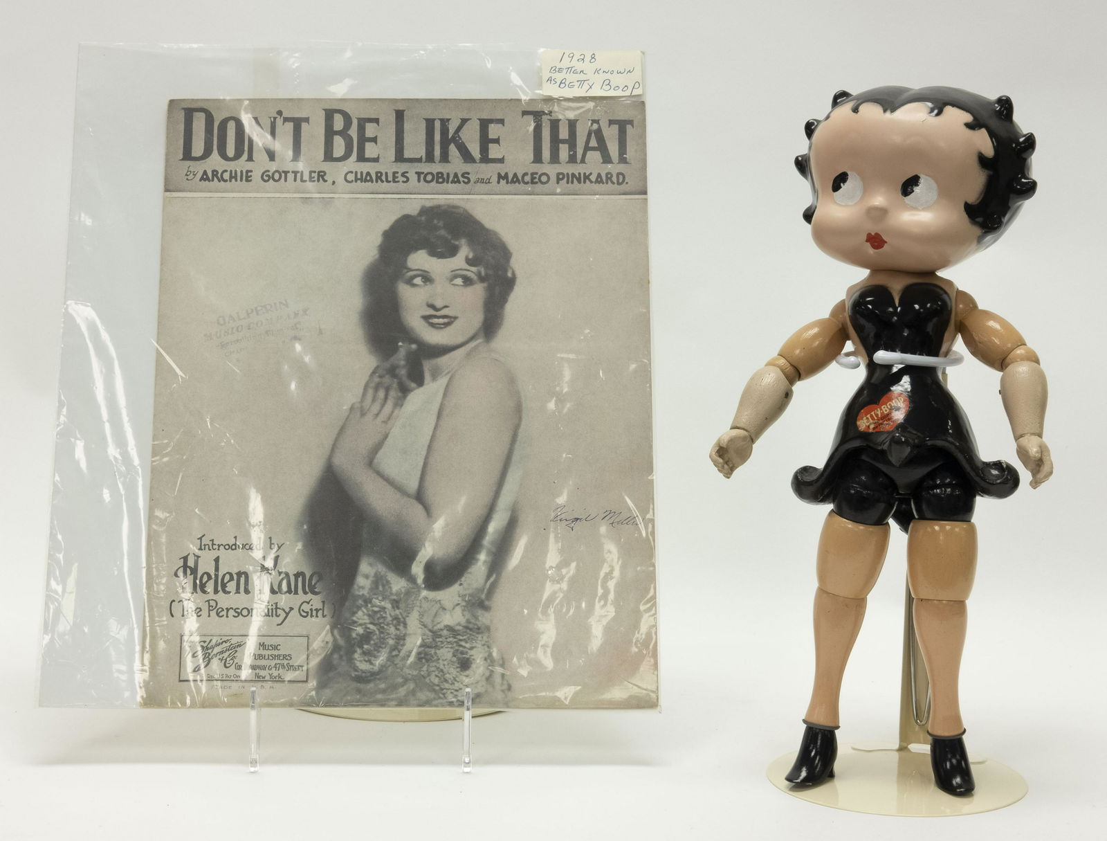 Betty Boop Wooden/Composition Doll (1 of 1)