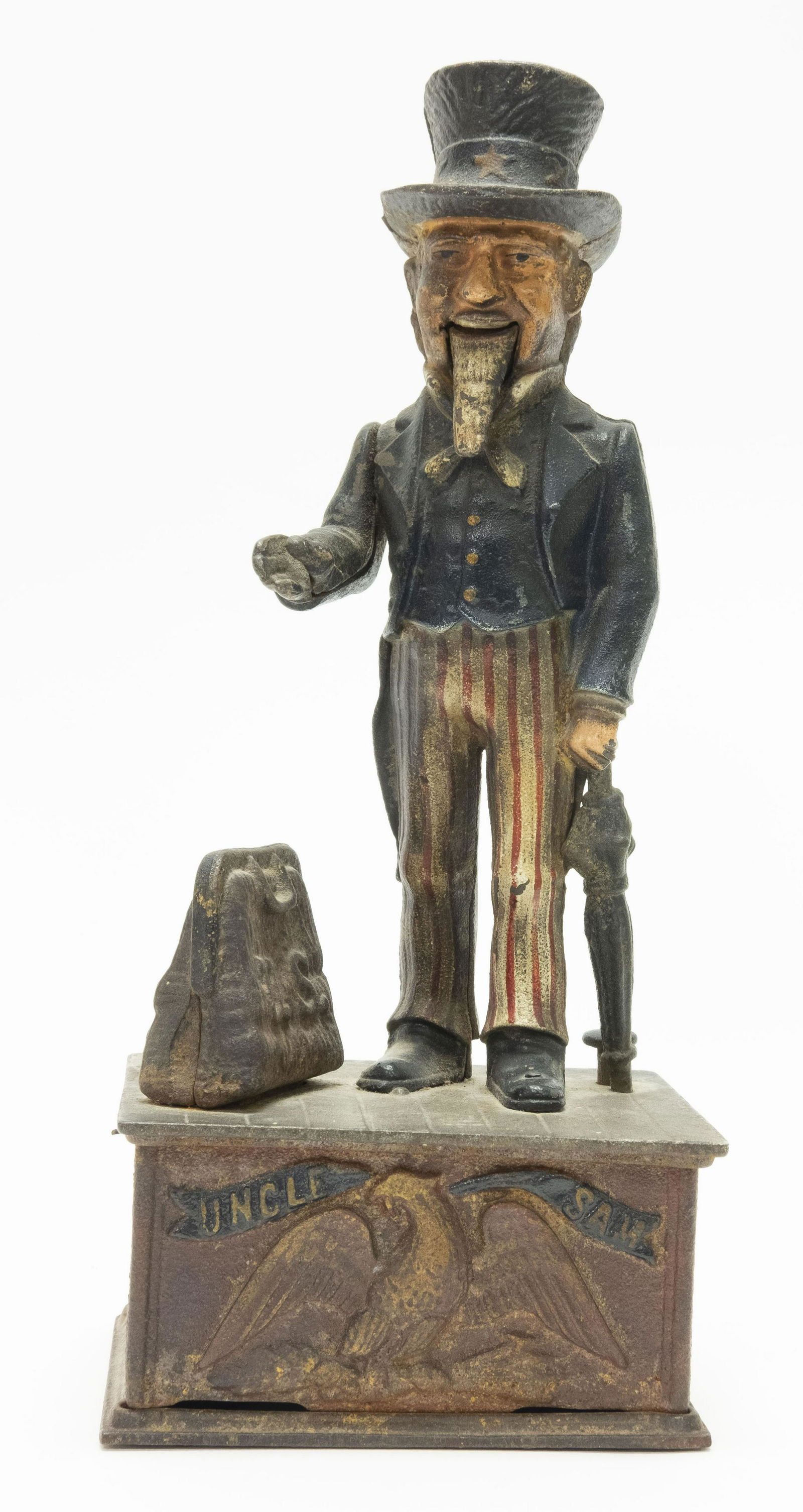 Uncle Sam Cast Iron Mechanical Bank (1 of 2)