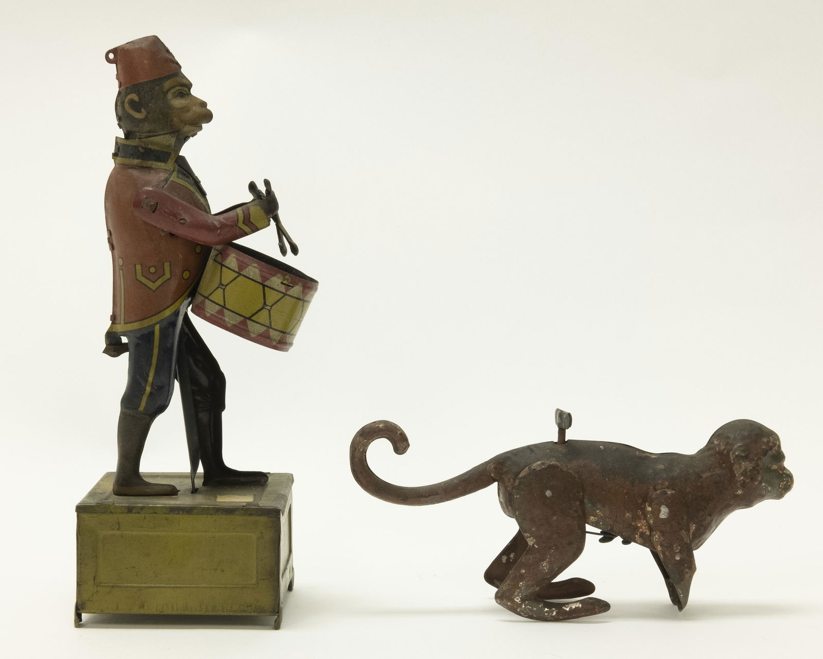 Windup Distler Monkey Drummer & Hopping Monkey (1 of 2)
