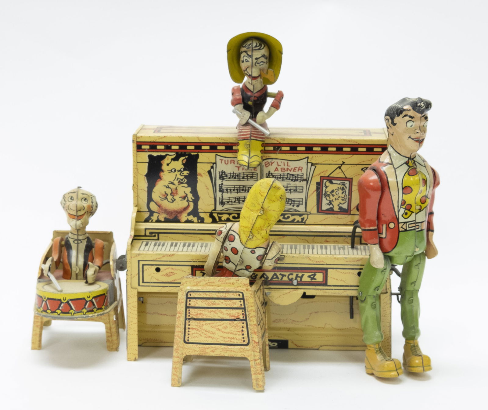 Unique Art Lil Abner Tin Windup Toy (1 of 2)