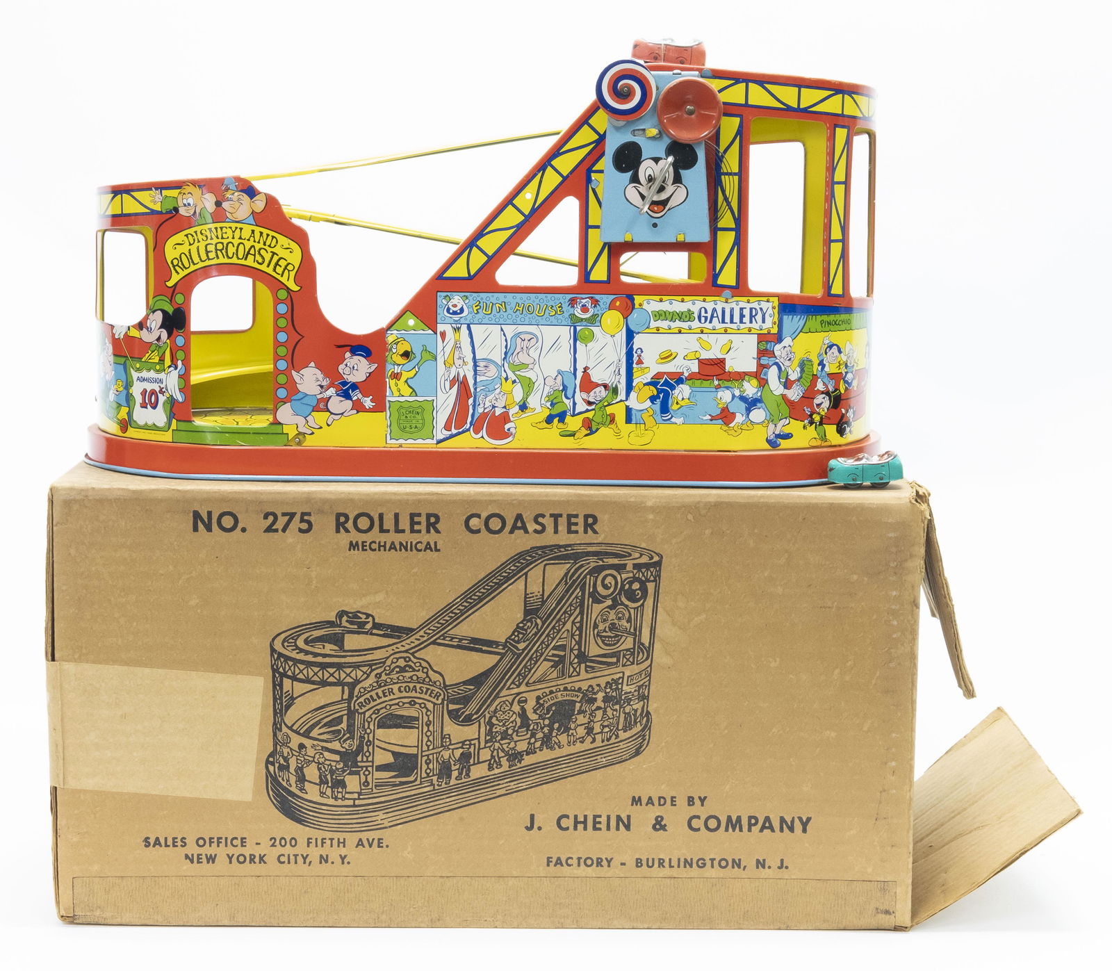 Boxed Windup Chein Disneyland Roller Coaster 275 (1 of 5)