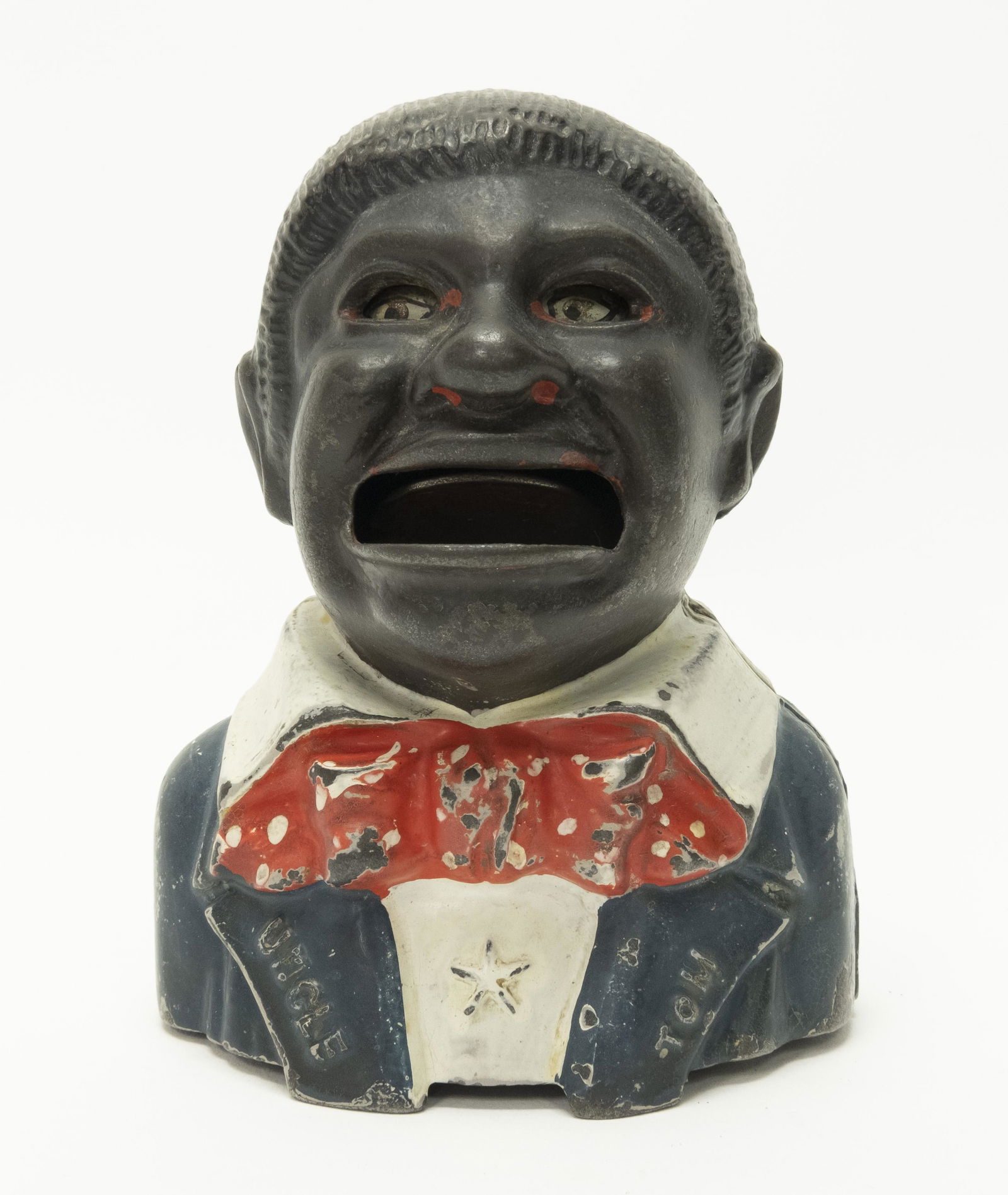 Uncle Tom w/ Lapels & Star Iron Bank (1 of 5)