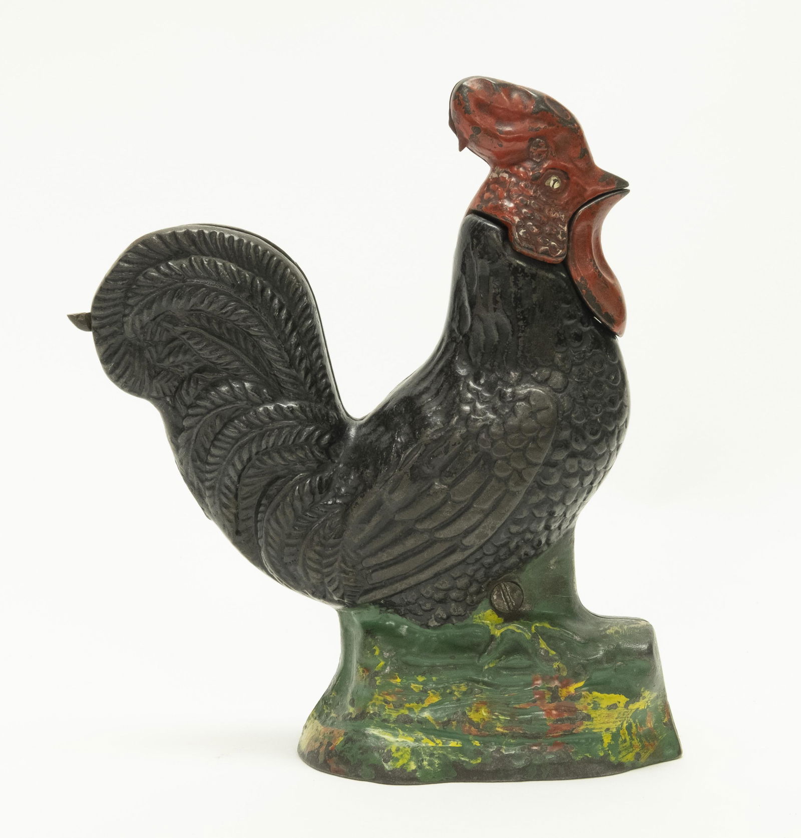 Rooster Cast Iron Mechanical Bank (1 of 2)
