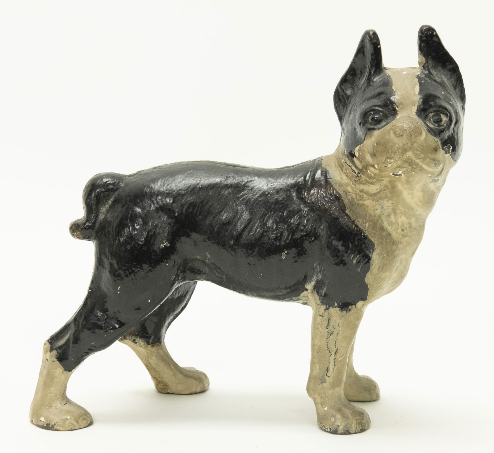 Boston Bull Terrier Cast Iron Bank (1 of 2)
