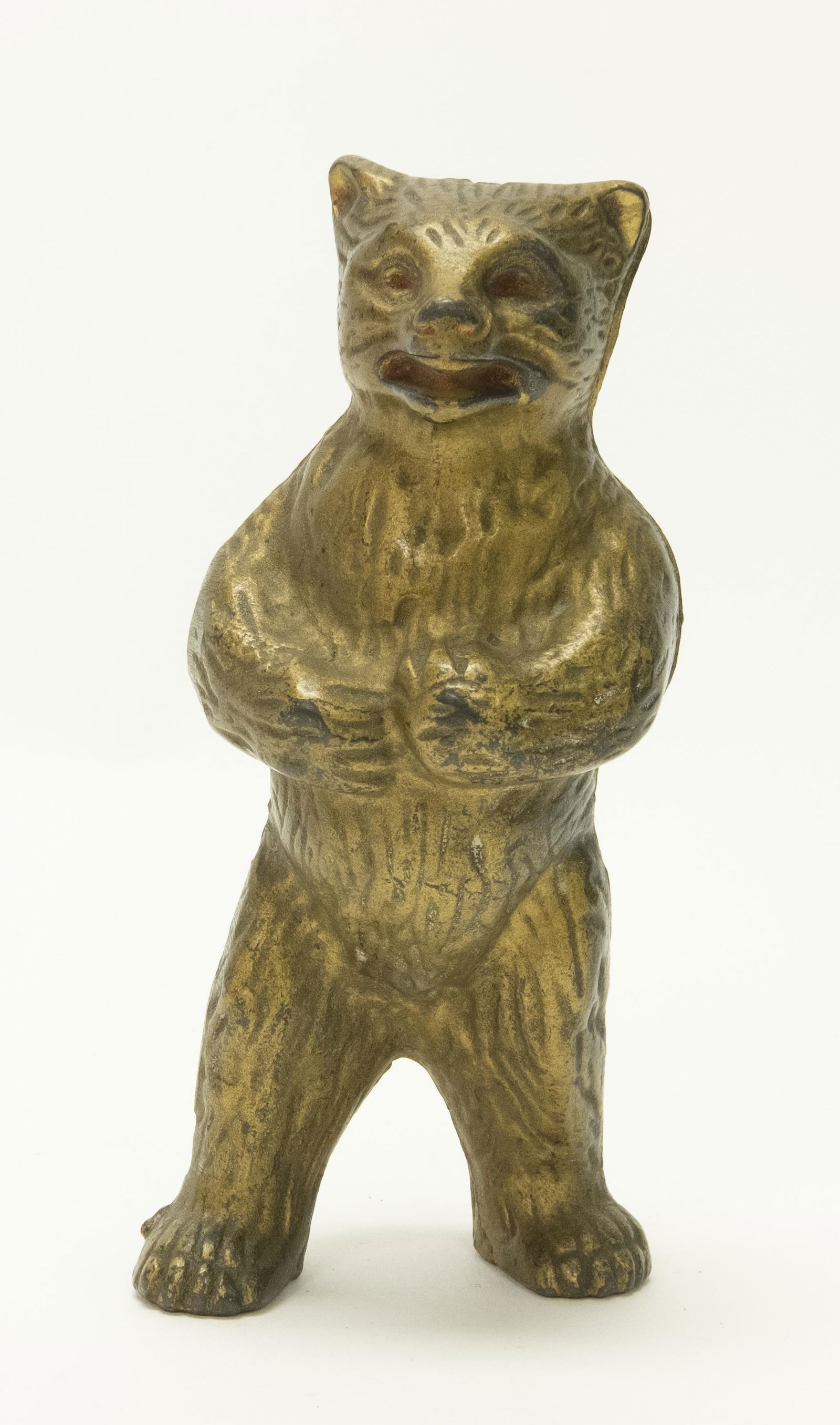 Mean Standing Bear Iron Still Bank (1 of 2)