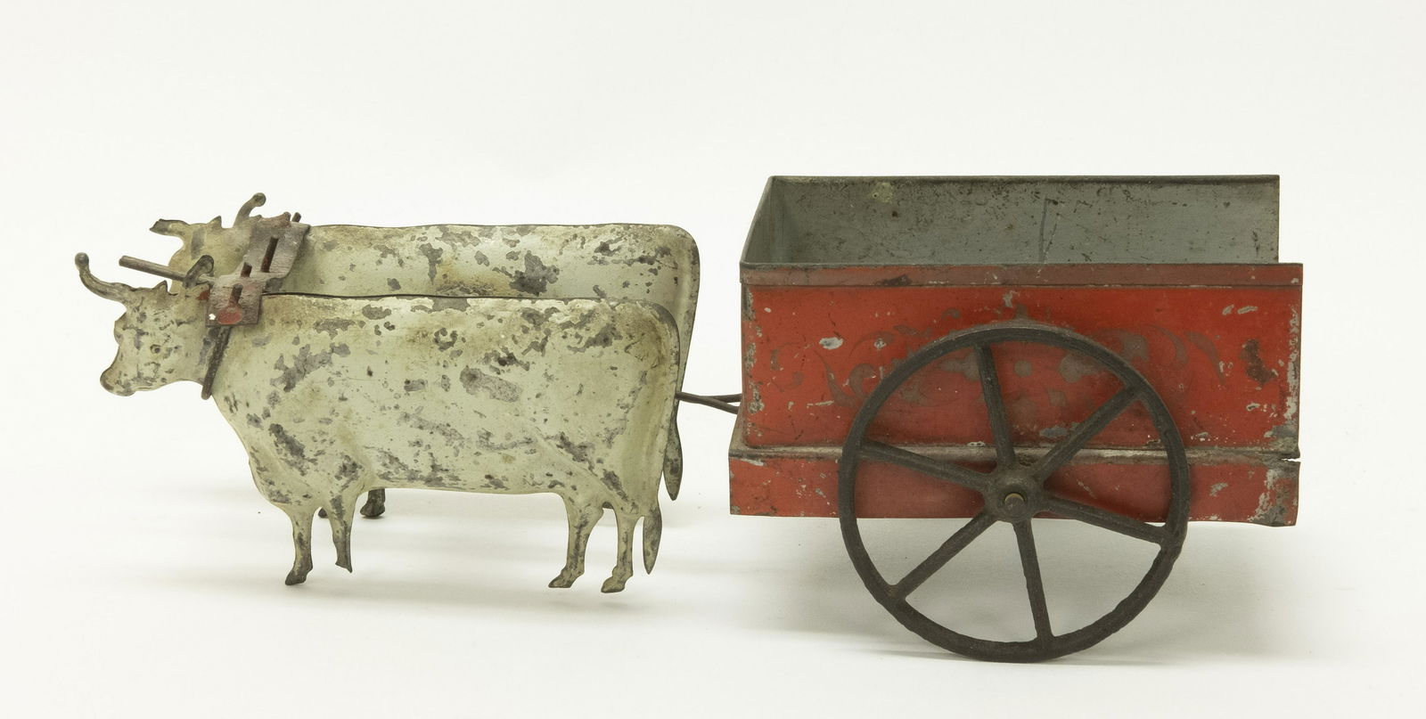 George Brown Tin Double Oxen Cart (1 of 2)