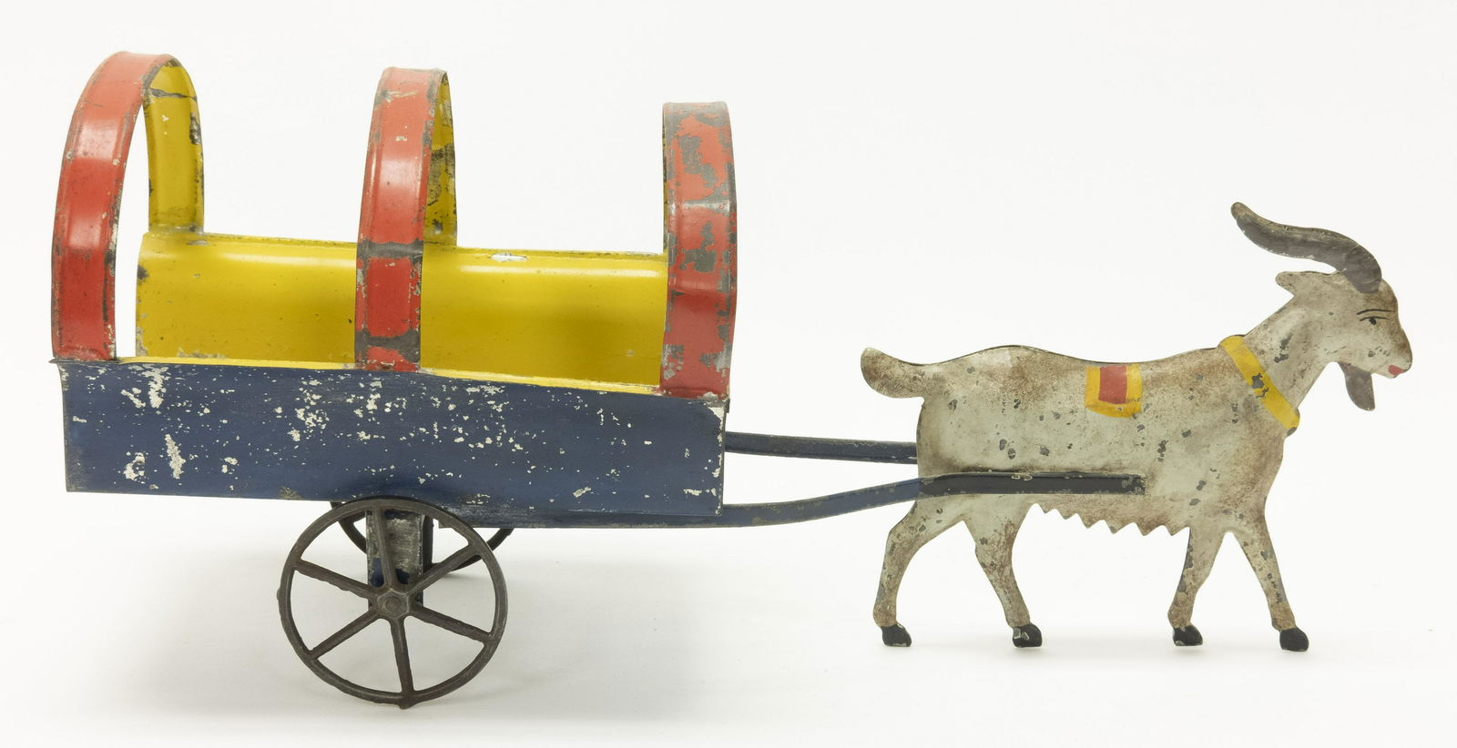 Fallows Goat Pulled Conestoga Wagon Tin Toy (1 of 2)